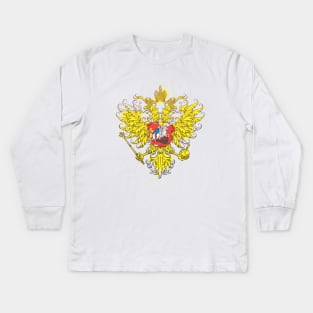 Russian Coat of Arms Kids Long Sleeve T-Shirt